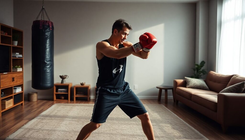 Домашний бокс без мешка и груши: полезен ли «бокс в воздухе» и как его правильно делать - иллюстрация