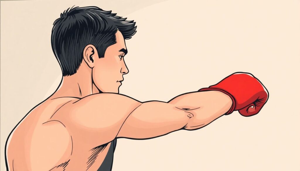 Бокс и работа за компьютером: комплекс упражнений, который спасёт спину, шею и плечи офисного бойца - иллюстрация