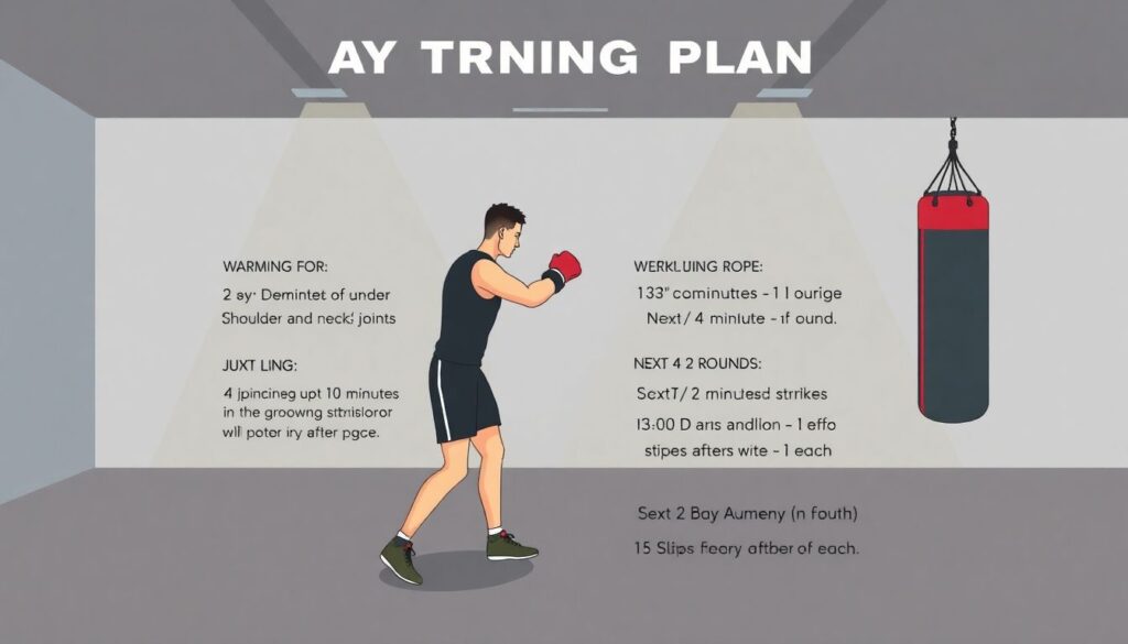Домашний бокс без зала: минимальный набор снаряжения и программа тренировок на неделю - иллюстрация