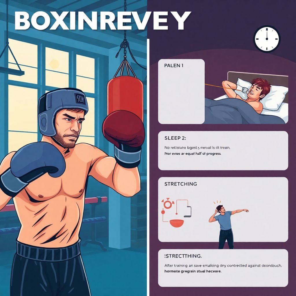 Восстановление после тренировок для боксёров-любителей с упором на сон и ритуалы