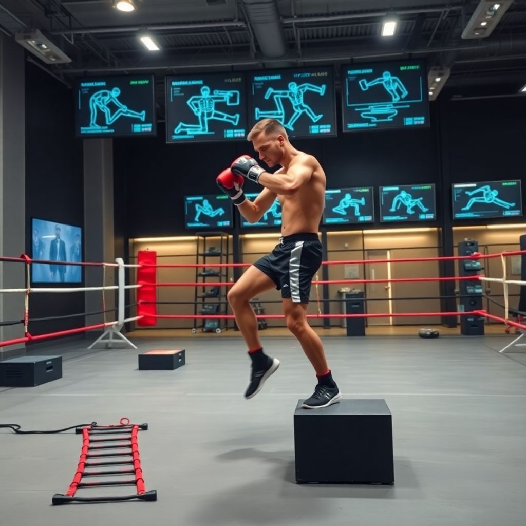 Тренировка ног боксера для баланса, скорости и взрывной мощности