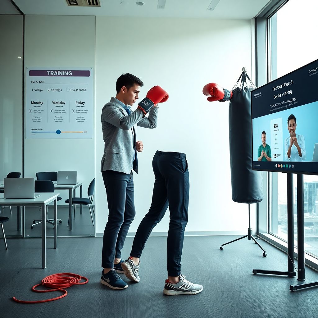 Как сочетать бокс и работу или учебу: еженедельный план для занятых